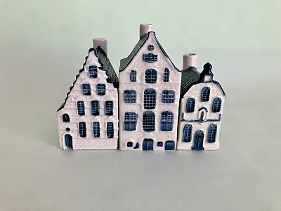 Buy 3 KLM RYNEBENDE Delft Blue Miniature Houses • 24.95£