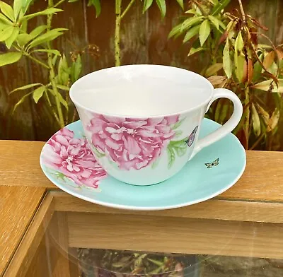 Buy Royal Albert Miranda Kerr Everyday Friendship Green Tea Cup & Saucer Butterflies • 16.99£