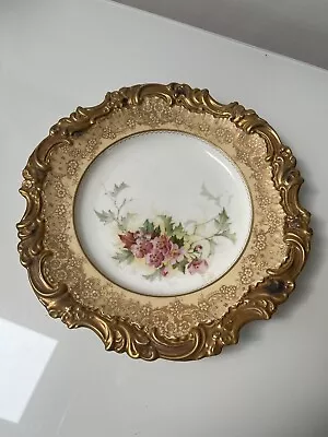 Buy Antique 1880-1890  Doulton Burslem Dinner Plates (Two) Floral Design • 1.20£