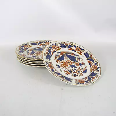 Buy BOOTH'S Dovedale Set Of 6 X Gold Rimmed 7  Small Side Plates - MTN • 4.99£