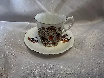 Buy Arcadian China Cup & Saucer George V Queen Mary 1911 Coronation Fully Marked • 5.99£