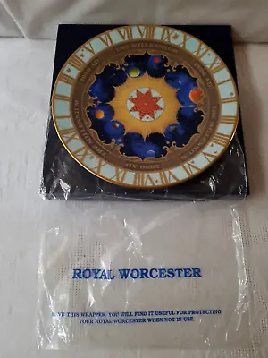 Buy Royal Worcester Bone China Millennium 2000 Ad Collector Plate Celestial Planets • 4.95£