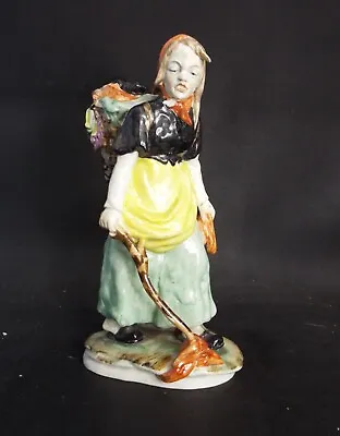Buy Dresden Dek Porcelain Figure Of A Rag Picking Woman • 24.99£