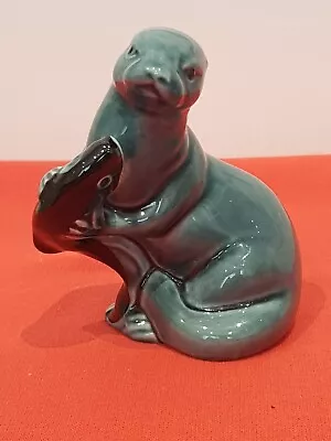 Buy Gorgeous Poole Pottery Otter With A Fish. Lovely Condition. • 12£