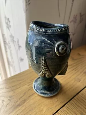 Buy Michael Kennedy Ceramics Ireland Marked & Signed Sligo Fish Bud Vase. • 28£