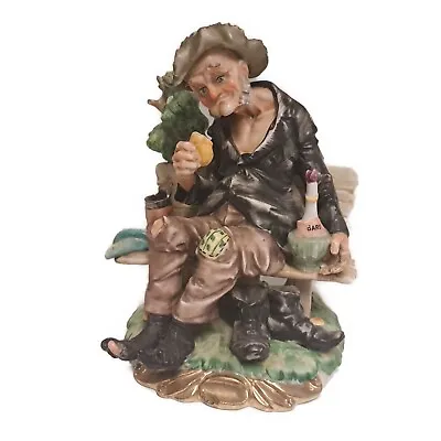 Buy Vintage Capodimonte Style Figurine Of A Tramp • 27.50£