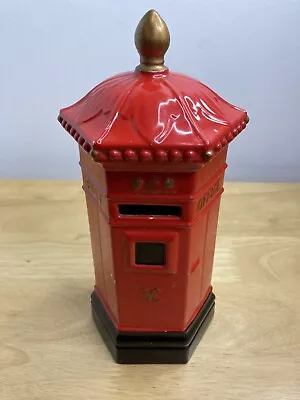Buy Honiton Pottery Vintage Victorian Style Red Postbox Piggy Bank Made In England • 15£