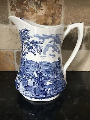 Buy Vintage Alfred Meakin Reverie Blue And White Pitcher/jug Staffordshire • 15£