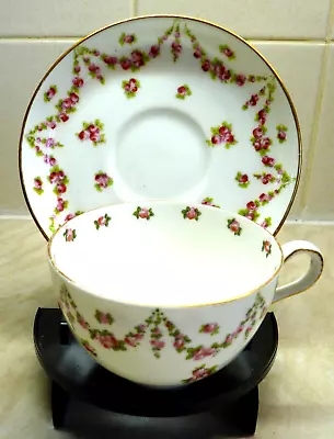 Buy Vintage, Bone China Cup & Saucer By George Jones  & Sons Crescent China • 10£