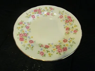 Buy Replacement - Queen Anne Bone China - 6.25  Side Plate - Pink Rose/Gilded Rim • 3.95£