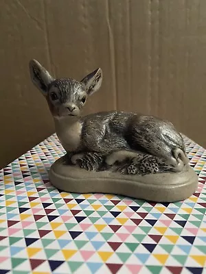 Buy Poole Pottery Stoneware Baby Fawn Deer Vgc H11cm X W12cm • 6£