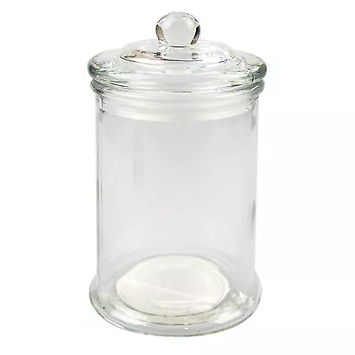 Buy Glass Sweet Jars With Lid Candy Container Buffet Party Wedding Vintage Decorativ • 7.25£