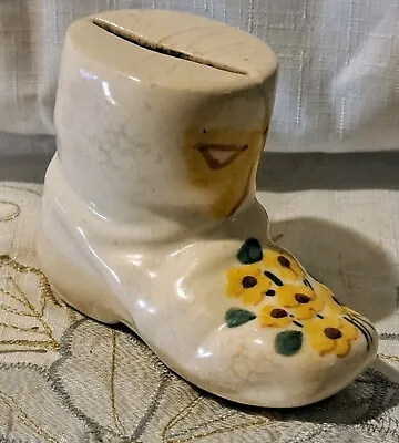 Buy Old Foley Vintage Decorative Porcelain Shoe Pretty Pansy Flower Pattern England • 12.28£