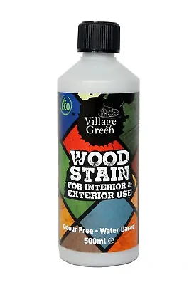Buy Water Based Wood Stain For Interior & Exterior Eco ~ Village Green READY TO USE • 69.95£