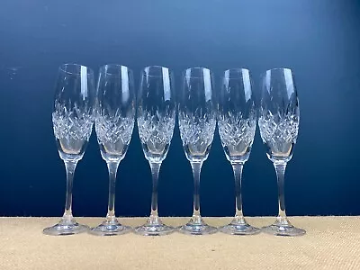 Buy Set 6 X Stuart Crystal Hampton? Champagne Glasses Flutes • 95£