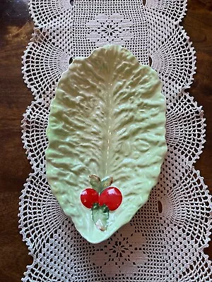 Buy Vintage Carlton Ware Lettuce Leaf And Tomato Serving Dish / Plate • 10£