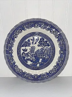 Buy Fine Myott Meakin Tableware England Blue White 10  Dinner Plate 1pc (3ava) • 28.35£