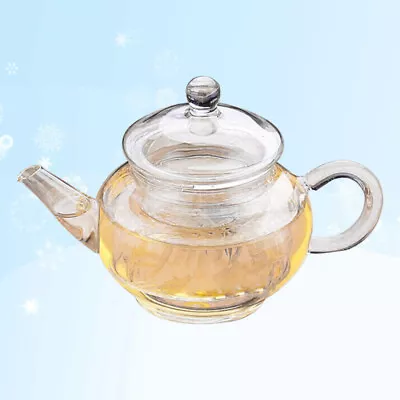Buy Loose Tea Glass Infuser Blooming Teapot Glass Coffee Pot Modern • 10.93£