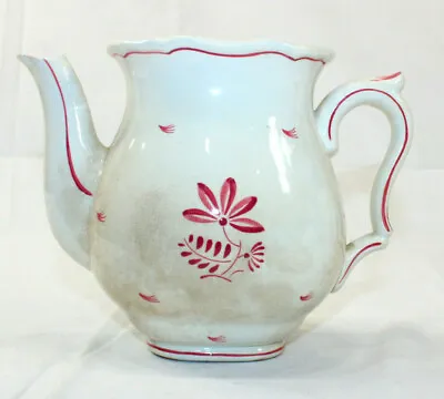 Buy Percy GEFLE Teapot Unusual PInk Purple Leaf Pattern Porcelain Made In Sweden • 43.96£