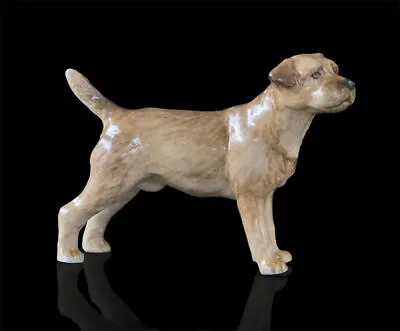 Buy Border Terrier Hand Painted Fine Bone China Miniature Figurine • 18.95£