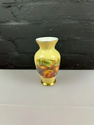 Buy Aynsley Orchard Gold Vase 6.25  High • 17.99£