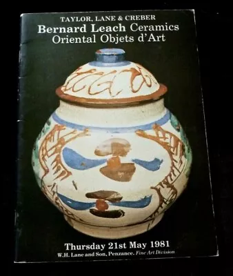 Buy BERNARD LEACH CERAMICS  1981 AUCTION CATALOGUE Studio Pottery,  • 24.99£