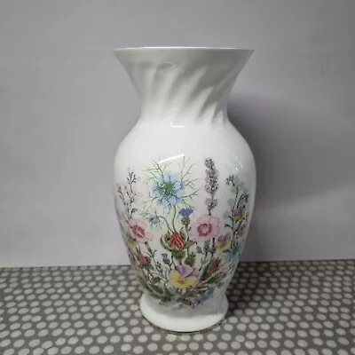 Buy Aynsley Fine Bone China  Wild Tudor  Large Circular Vase • 18.51£