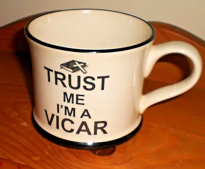 Buy TRUST ME I'M A VICAR  Ceramic Mug By Moorland Pottery - Looks Unused • 9.95£