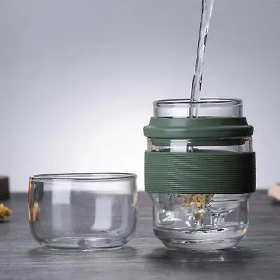 Buy Homyl Travel Tea Set Glass Portable Teapot Teacup Set For Home Office Gifts • 14.47£