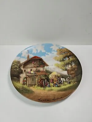 Buy Vintage SELTMANN WEIDEN THE BLACKSMIITH Christian Luckel Decorative Plate 1986 • 1.99£