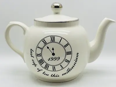 Buy Price Kensington Potteries Tea Pot MADE IN ENGLAND With Millennium Clock On It • 18.97£