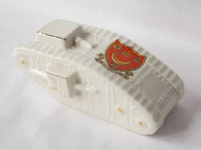 Buy Arcadian China Crested Ware Ww1 Military Tank. Wareham Crest. Rd No 658588. 1916 • 16.99£