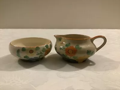 Buy Gray’s Pottery - Art Deco - Milk Jug & Sugar Bowl - C.1930 • 60£