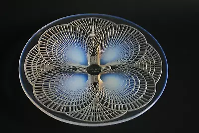Buy Rene Lalique Coquille Opalescent Glass Plate - Circa 1924 • 339£