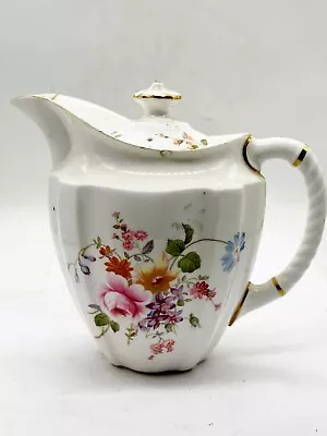 Buy Vintage Tea Pot Royal Crown Derby Bone China Derby Posies Pattern • 9.99£