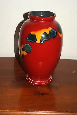 Buy Poole England 'Odyssey' Living Glaze Vase 23 Cm Marked • 51£