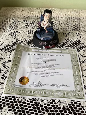 Buy Franklin Mint Betty Boop Figure - Betty Boop In Cool Breeze - With Certificate. • 20£