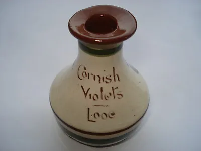 Buy C1920s Vintage Torquay Ware Cornish Violets Looe Perfume Botttle • 24£