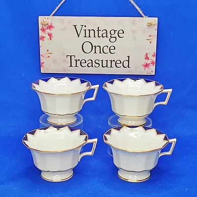 Buy Antique George Jones Crescent China For HARRODS * 4 X Footed Tea Cups * 1915 AF • 9.90£
