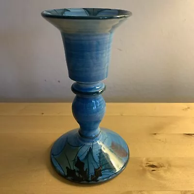 Buy Tain Pottery Scotland Candlestick With Thistle Pattern. Immaculate • 10£