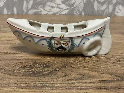Buy Antique  China Crested Ware Fishing Boat  Grimsby Crested Ware • 27.50£