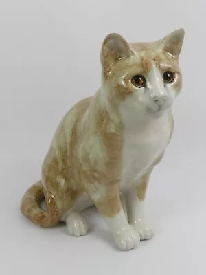 Buy Mike Hinton Ex Winstanley Pottery Seated Large Cat • 110£
