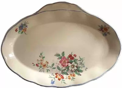 Buy Snack Platter Or Serving Plate Creampetal Dish By Grindley England • 6.99£