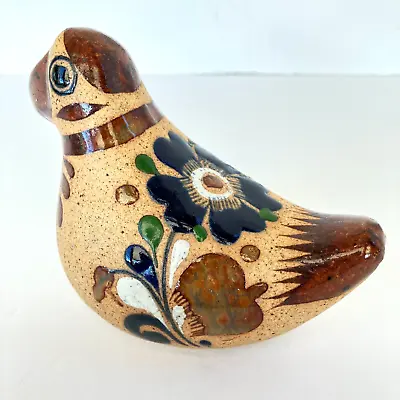 Buy Vintage Handmade Hand Painted Folk Art Tonala Pottery Mexico Bird Figure • 17.97£