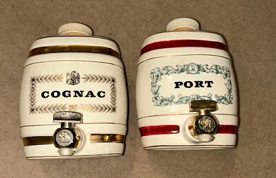 Buy Vintage Wade Royal Victoria Pottery Cognac And Port Barrel Decanter Dispensers • 25£