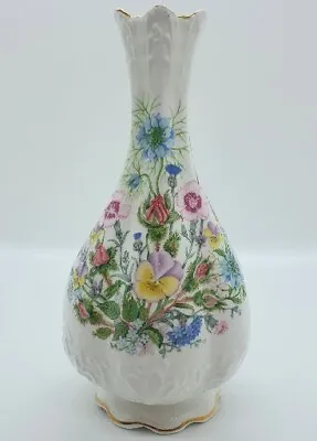 Buy Vintage Aynsley Wild Tudor Fine Bone China Bud Vase • 10.49£