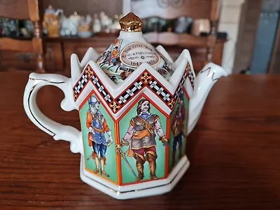 Buy Sadler Teapot The Civil War King & Parliament Excellent Condition • 10£