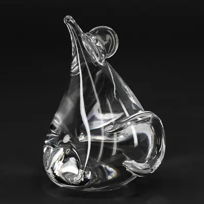 Buy Scandinavian Mid Century Style Blown Glass Mouse Paperweight Figurine • 9.42£