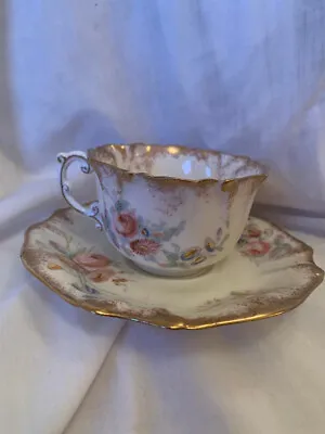 Buy Antique Floral Pattern Hammersley Delicate Bone China Tea Cup • 19.99£