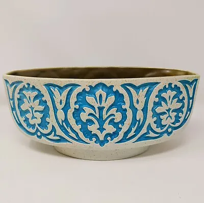 Buy Vintage Beswick Kashan Blue White Obong Planter Mantel Vase 2258 1960s Plant Pot • 40£